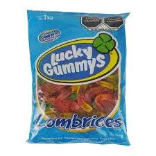 Goma Lombrices Lucky 1kg