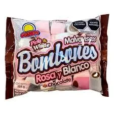 Bombón Rosa y Blanco Chocolate 