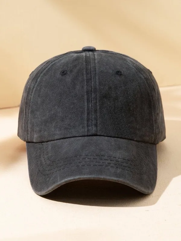 Hat básica en gris 