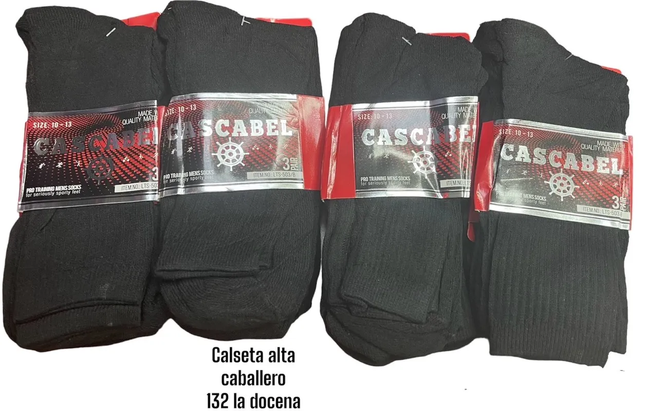 Caldera Alta Negro Cascabel (paquete 12)