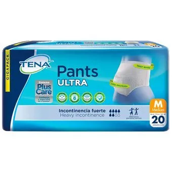Pañales Tena Pants Ultra Med. Plus Care 20 Unds