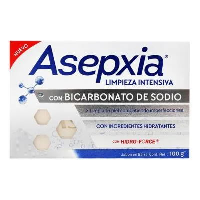 Jabon Asepxia Bicarbonato 100 Gramos