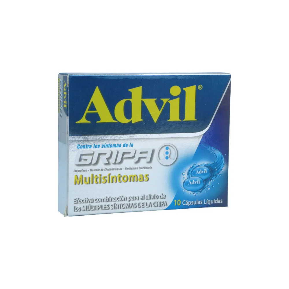 Advil Gripa 10 Capsulas