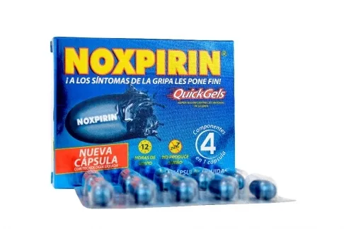Noxpirin Quick Gel 10 Capsulas