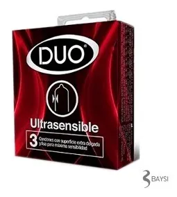 Preservat.Duo Ultrasensible 3 Uds S.O