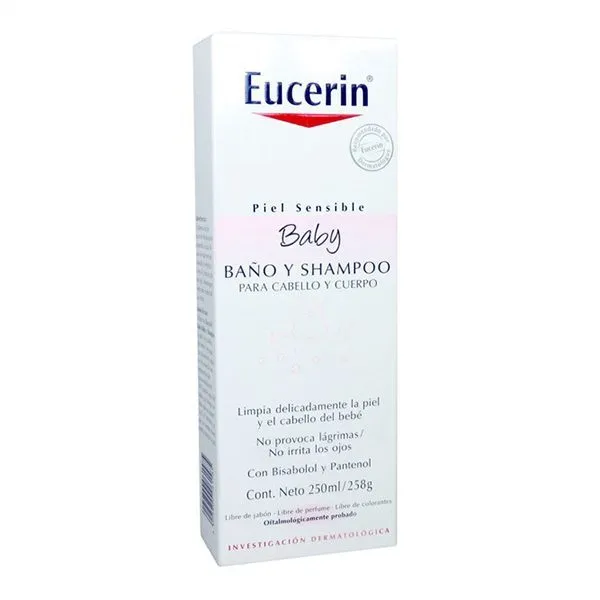 Eucerin Baby Bano Y Shampoo 250 Ml