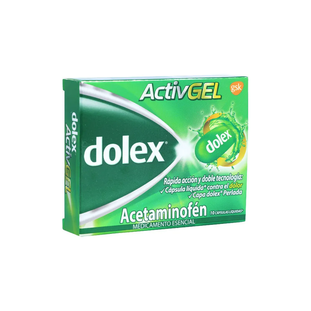 Dolex Activegel 10 Capsulas Liquidas