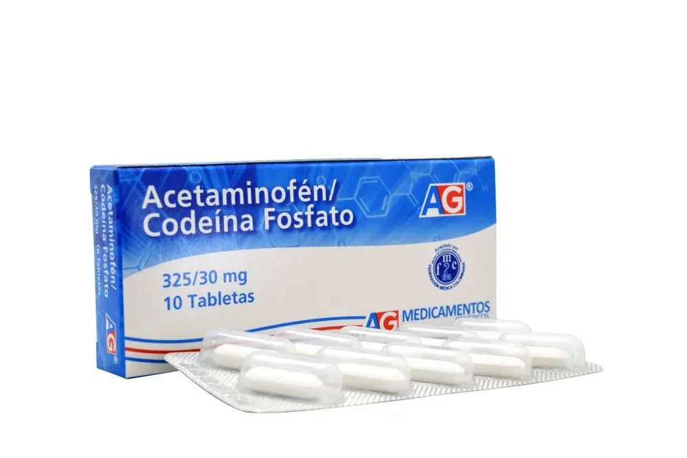 Acetaminofen/Codeina 325/30 Mg 10 Tbs Ag