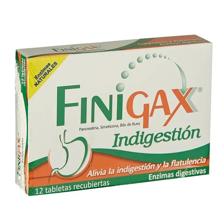 Finigax Indigestion 12 Tabletas