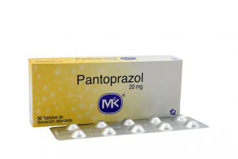 Pantoprazol 20 Mg 30 Tabletas Mk