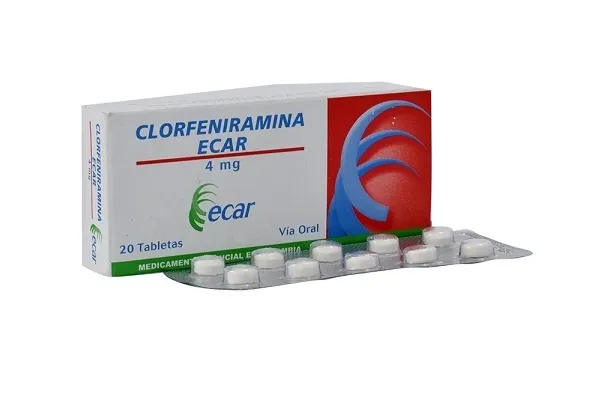 Clorfeniramina 4 Mg 20 Tabletas Ec