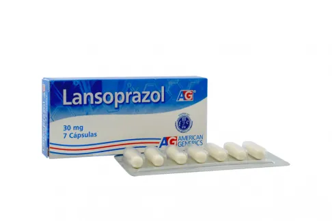 Lansoprazol 30 Mg 7 Capsulas Ag