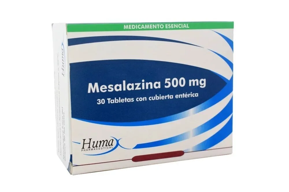 Mesalazina 500 Mg 30 Tabletas Hp