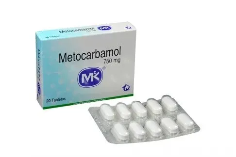 Metocarbamol 750 Mg 20 Tabletas Mk