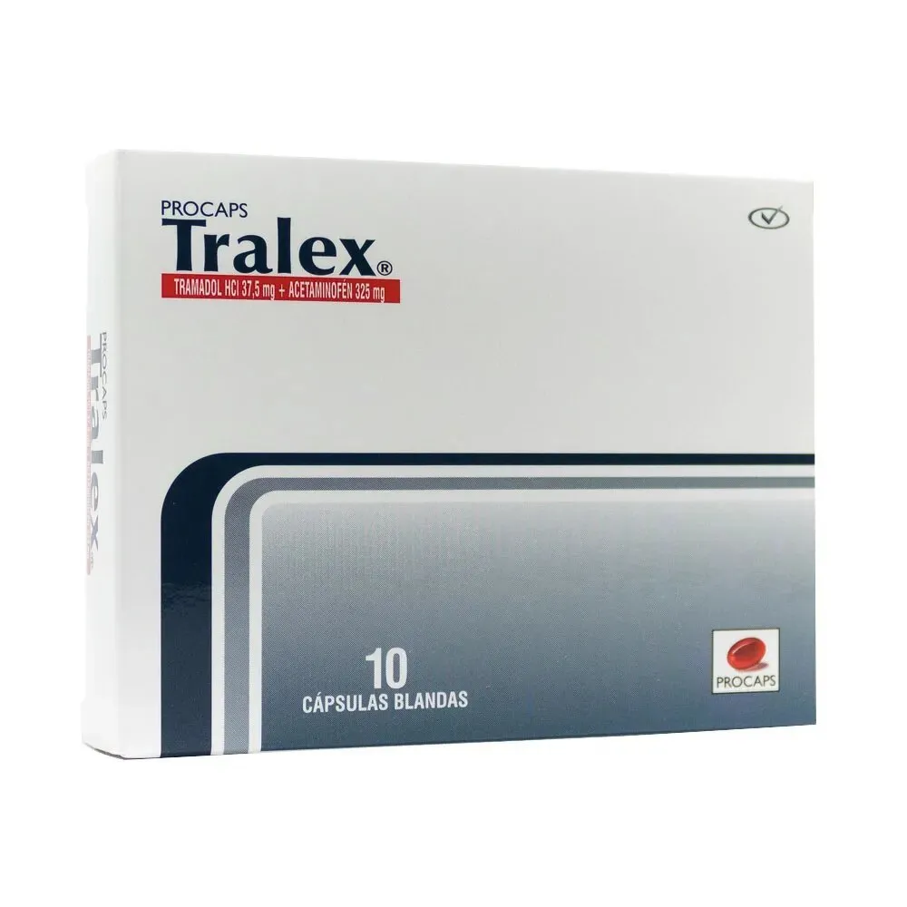 Tralex 325 Mg 10 Capsulas