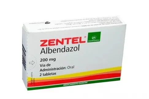 Zentel 200 Mgs 2 Tabletas