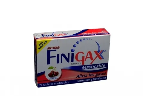 Finigax Masticable Cereza 24 Tabletas