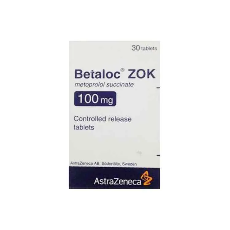 Betaloc Zok 100 Mg 30 Tabletas