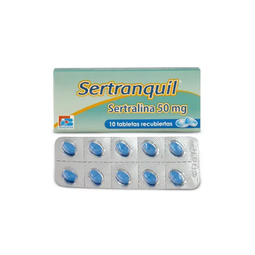 Sertralina 50 Mg X 10 Tabletas
