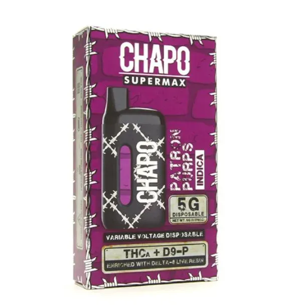 Vaporizador Desechable Chapo 5G Patrón Purps Indica