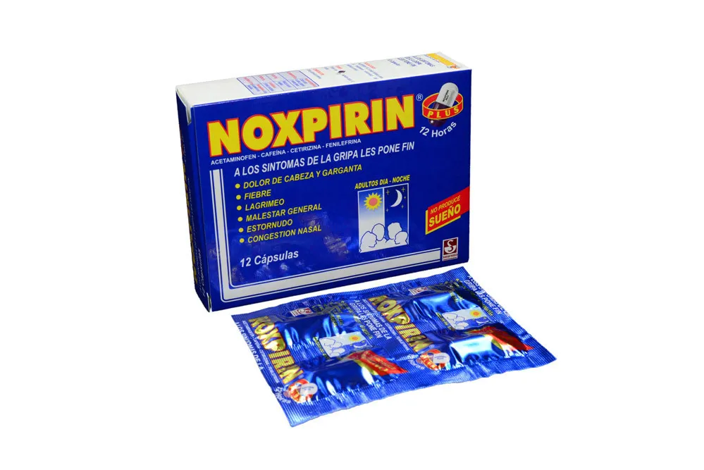 Noxpirin Plus 12 Capsulas
