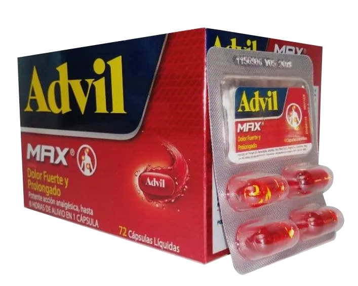 Advil Max Blister X 4 Cápsulas