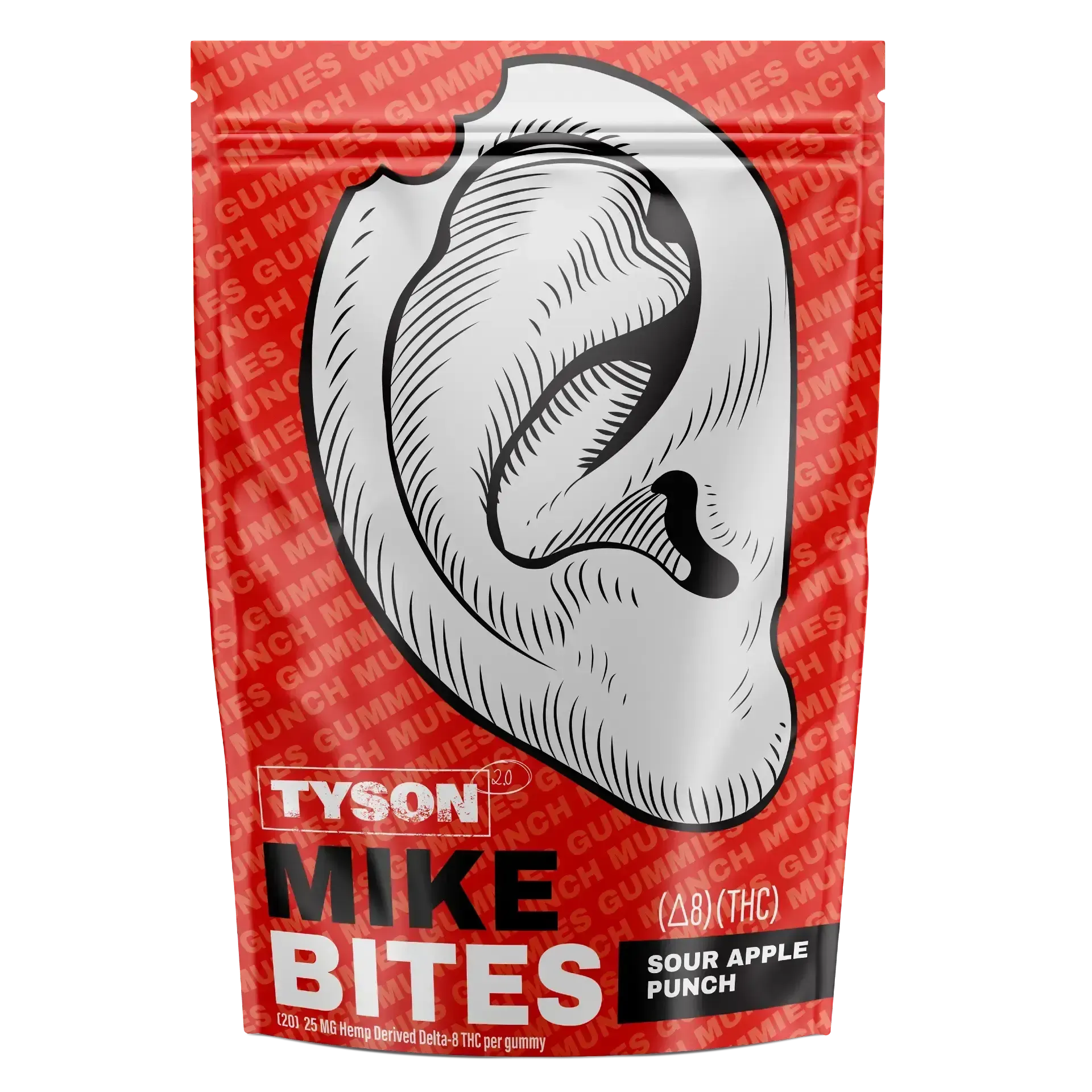 Gomitas Mike Tyson Delta 8 2.0 500MG Sour Apple Punch