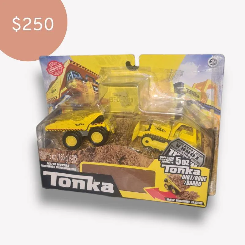 Tonka Metal Combo Pack Serie 2 - Mighty Dump Y Bull Dozer