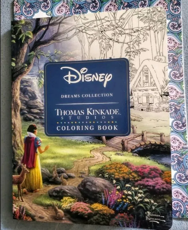 Libro para colorear Disney Dreams Collection Thomas Kinkade