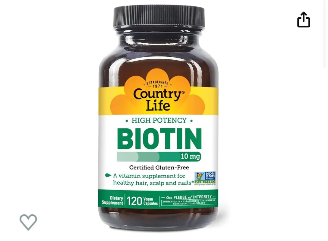 Biotina 120 cápsulas de 10mg