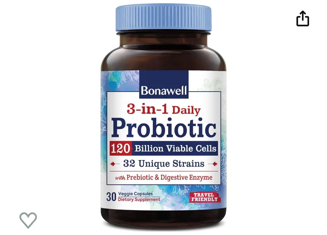 Probióticos, probióticos y enzimas digestivas 30 cápsulas 