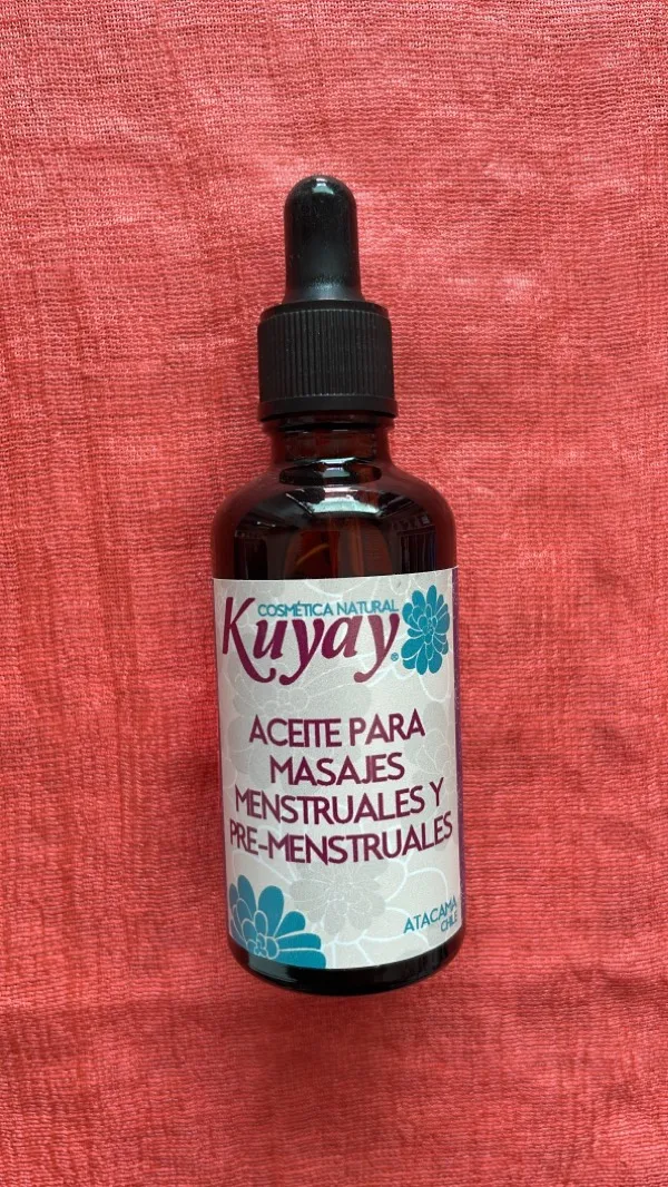  Aceite para masajes menstruales y premenstruales
