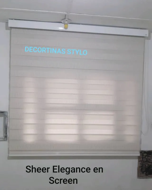 Persiana Sheer Elegance Doble Funcion en Screen