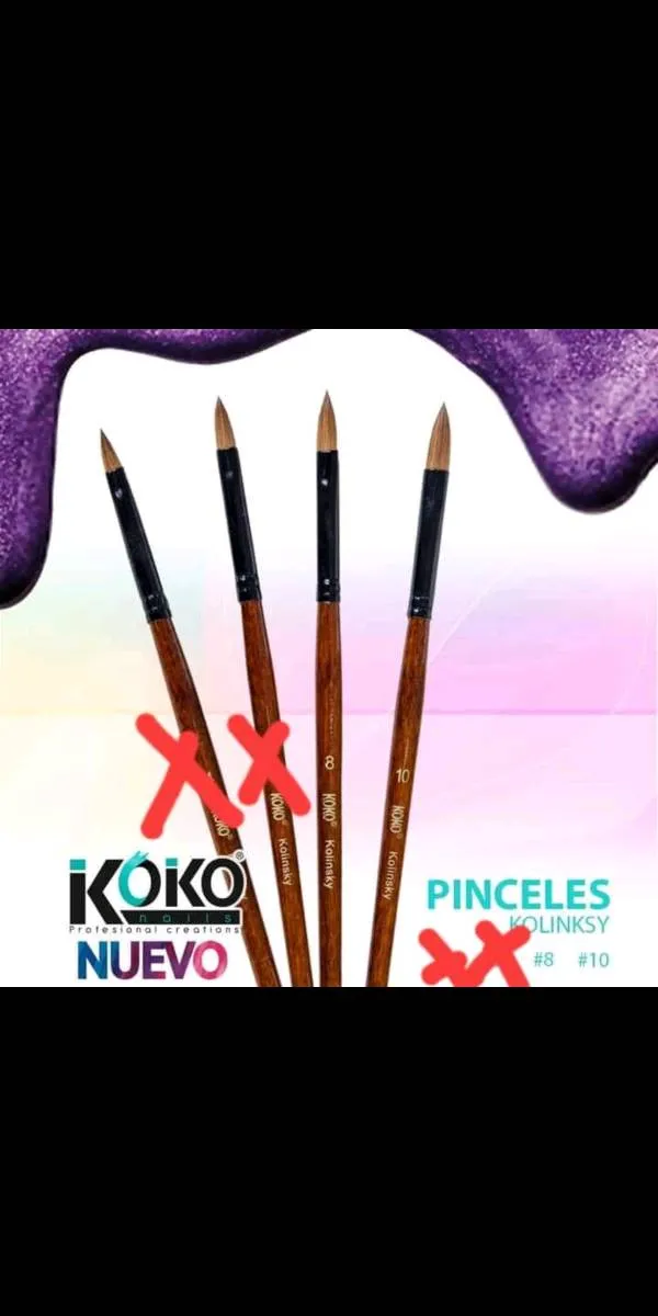 Pincel #4 Kolinsky Koko Nails