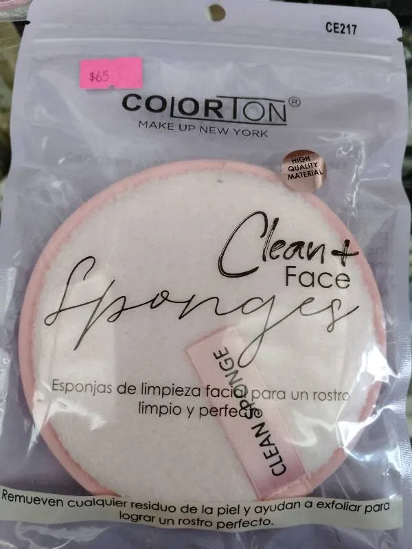 Esponja de limpieza facial Colorton