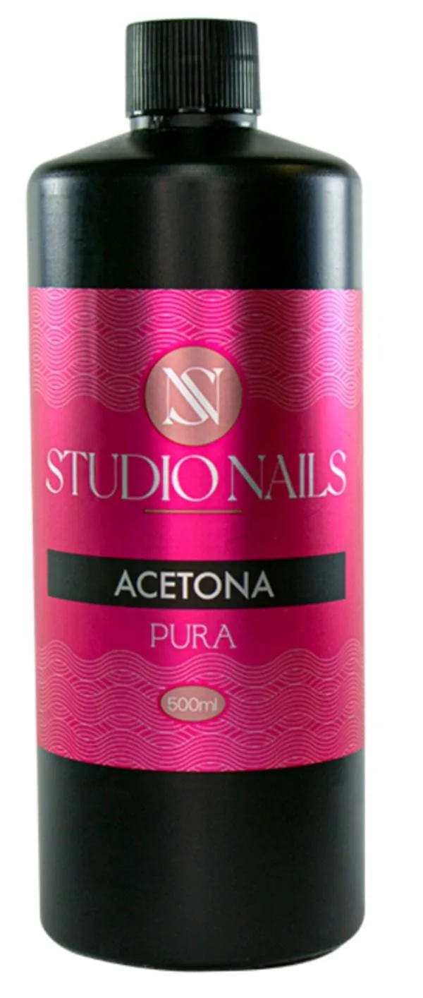 Acetona Pura Studio Nails 500ml