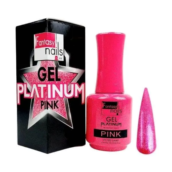 Gel Platinium Pink 15 ml Fantasy Nails