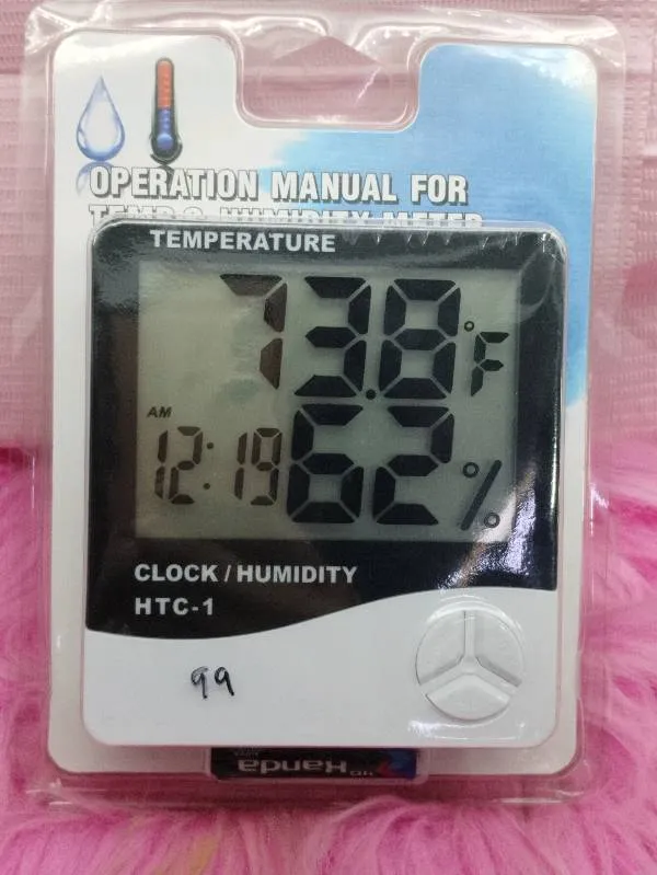 Higrómetro De Temperatura Digital 