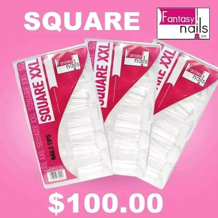 tip square XXL fantasy nails 500pz