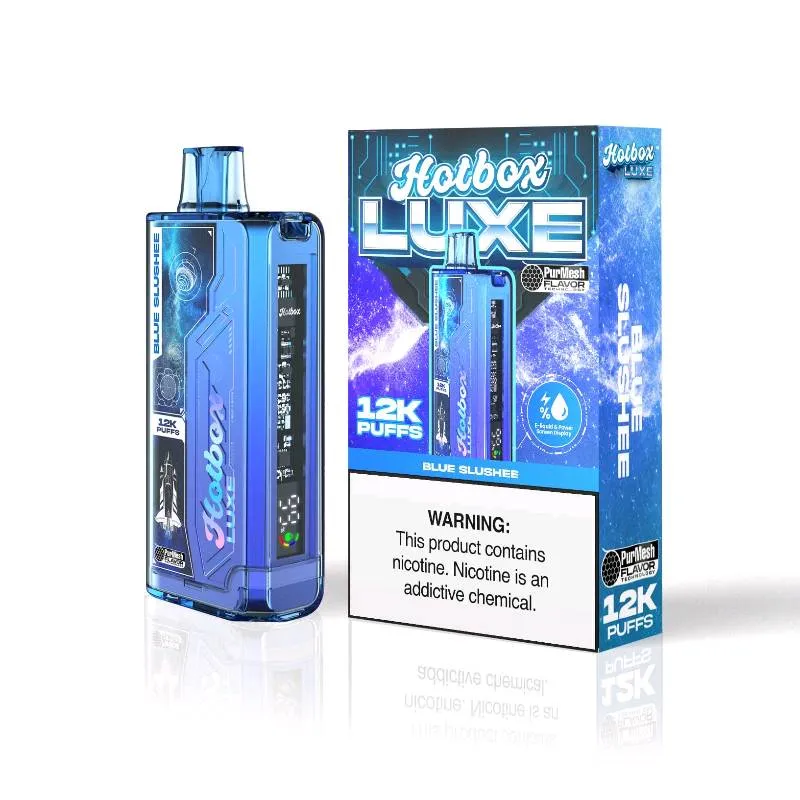 Vaporizador Desechable Hotbox Luxe 12 000 Puff  Blue Slushee