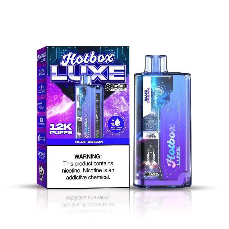 Vaporizador Desechable Hotbox Luxe 12 000 Puff Blue Dream