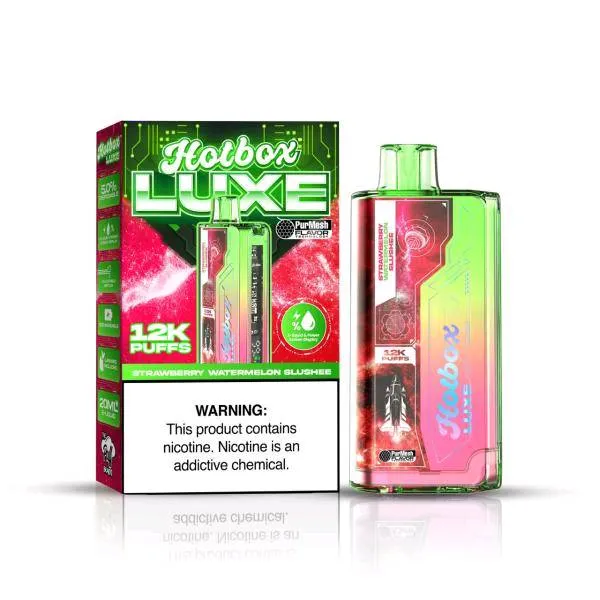 Vaporizador Desechable Hotbox Luxe 12 000 Puff Strawberry Watermelon Slushee