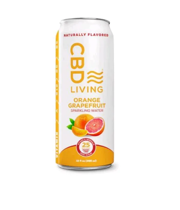 Bebida CBD 25mg Sugar Free Orange Grapefruit