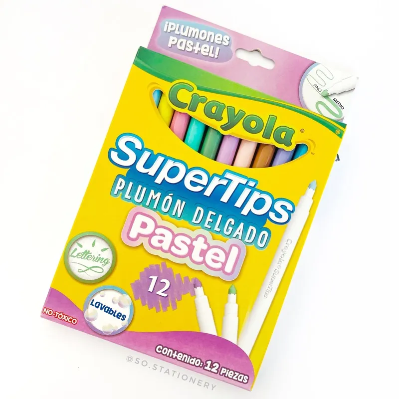 Crayola Supertips Pastel