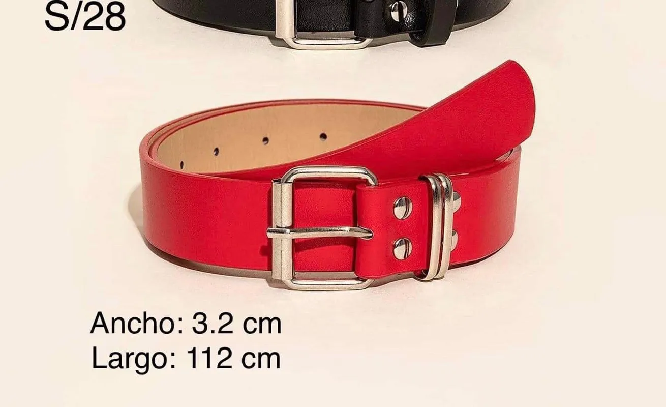 Cinturones rojo basico  