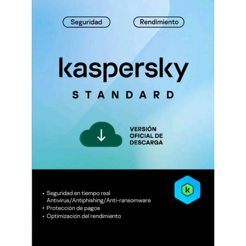 Antivirus Kaspersky standard Latin America Edition 12 meses
