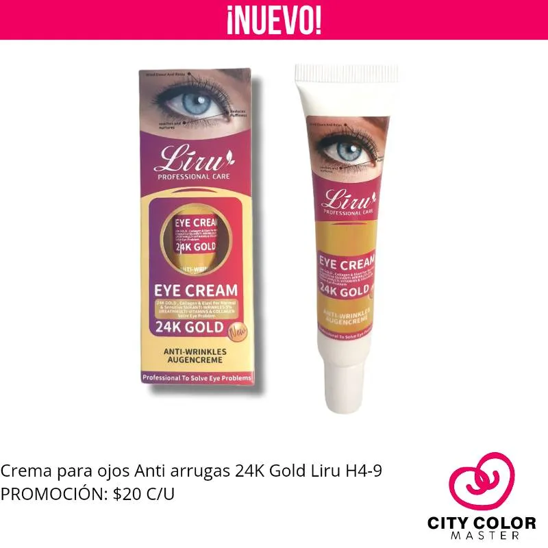H4-9 Crema para ojos Anti arrugas (Promo) $20 c/u