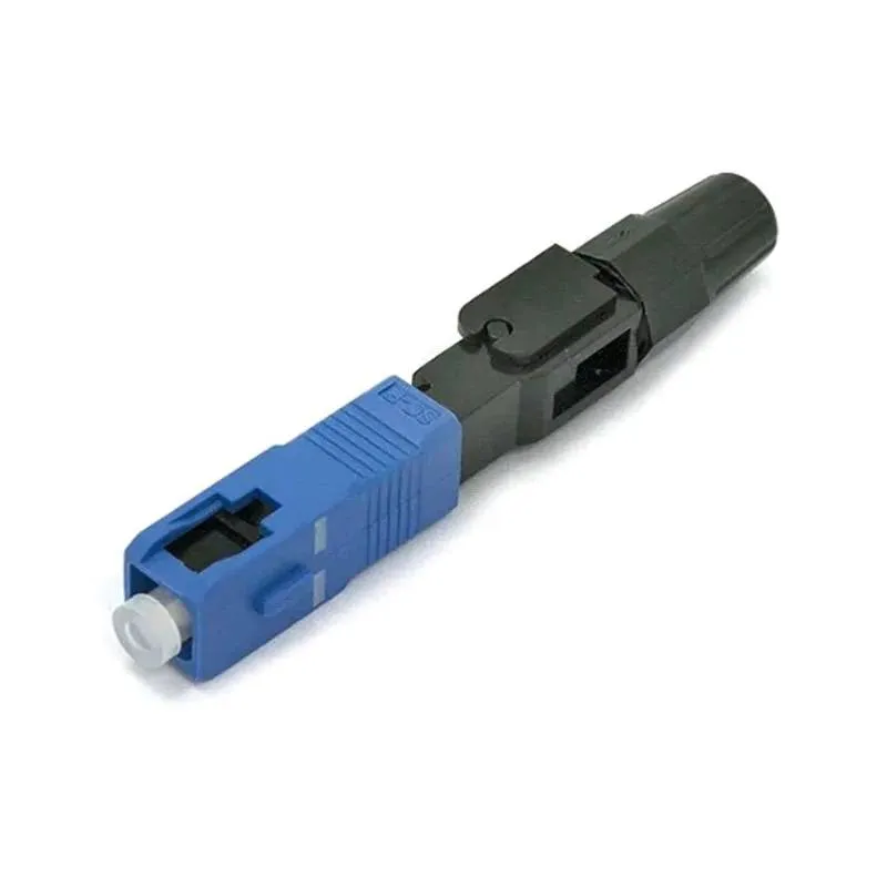 Conector mecánico fibra óptica SC/PC SM Monomodo azul