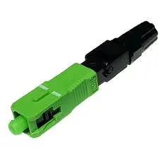 Conector mecánico fibra óptica SC/APC SM Monomodo verde