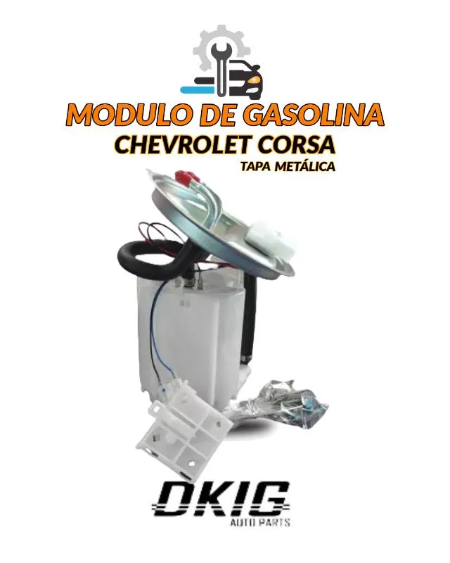 módulo de gasolina Chevrolet Corsa tapa metálica 